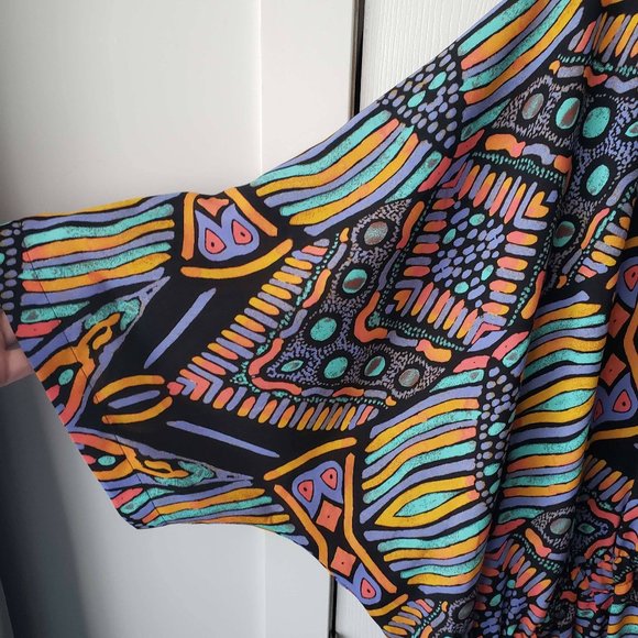 Melissa McCarthy 1x - Cinched, tie waist, batwing jacket - Picture 3 of 6